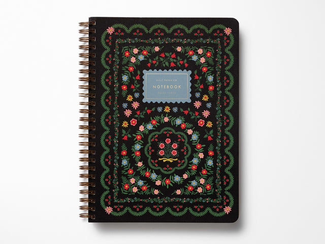 Rosette Spiral Notebook