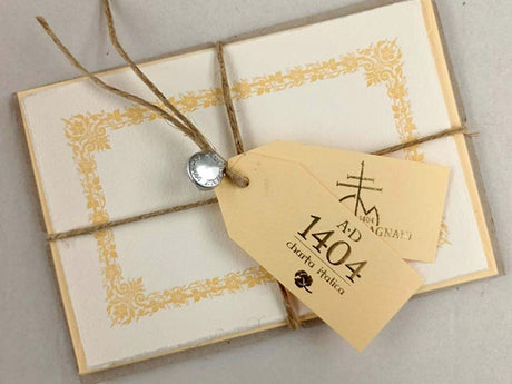 Rossi 1931 AD 1404 Letterpress Flat Cards Set of 6