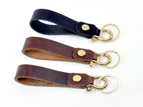 Rustic Leather Key Strap