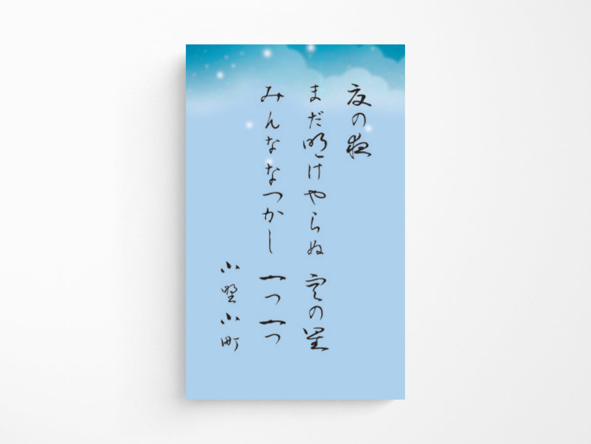 Sailor Pro Gear Slim Fountain Pen - Seasonal Waka Poetry - Winter