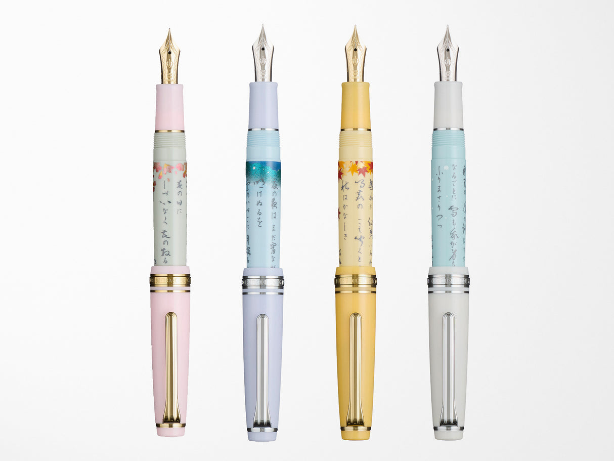 Sailor Pro Gear Slim Fountain Pen - Seasonal Waka Poetry - Winter