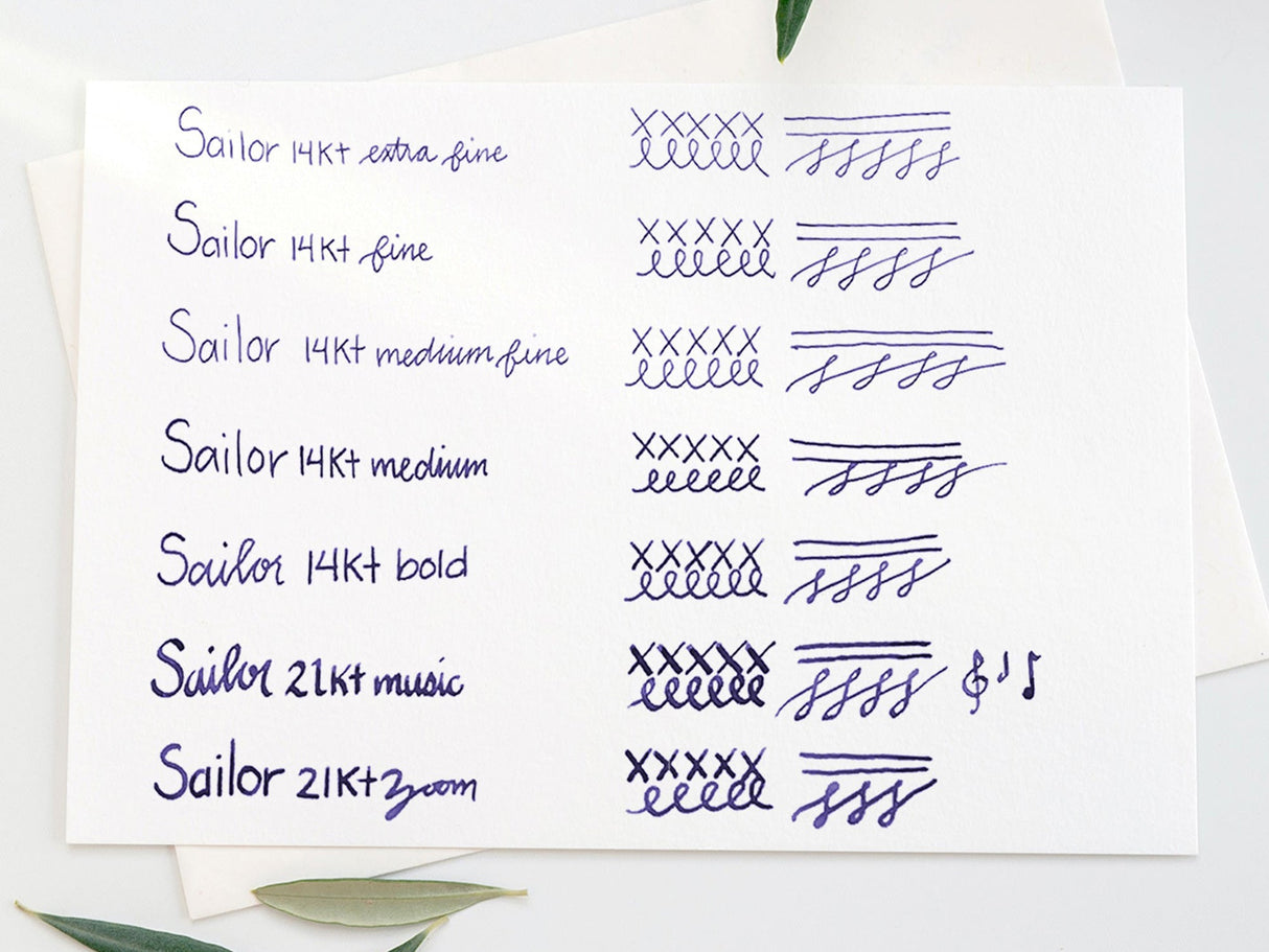 Sailor Pro Gear Slim Fountain Pen Set - Manyo Series - Grass