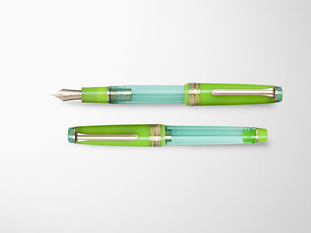 Sailor Pro Gear Slim Fountain Pen Set - Manyo Series - Grass