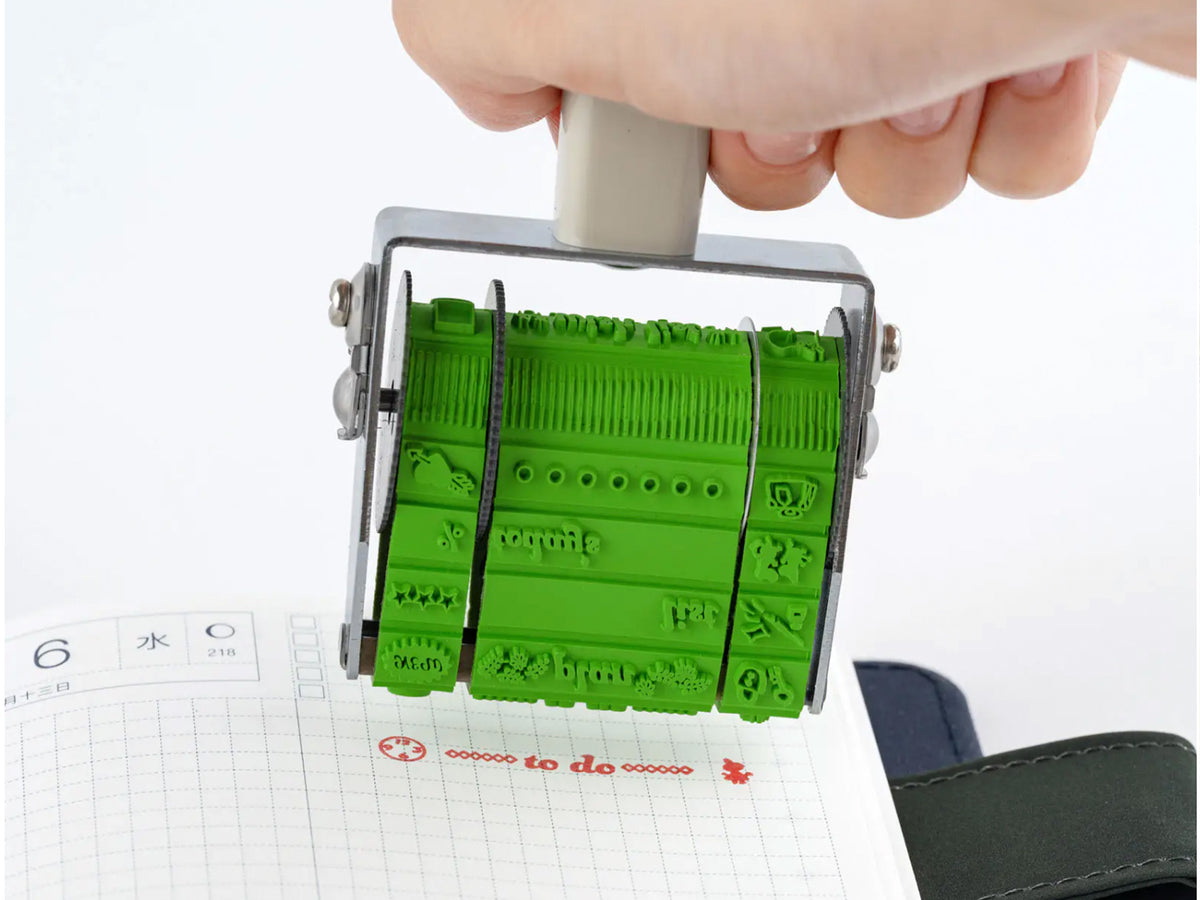 Sanby x Hobonichi: Rotating Stamp for the Techo - Moomin