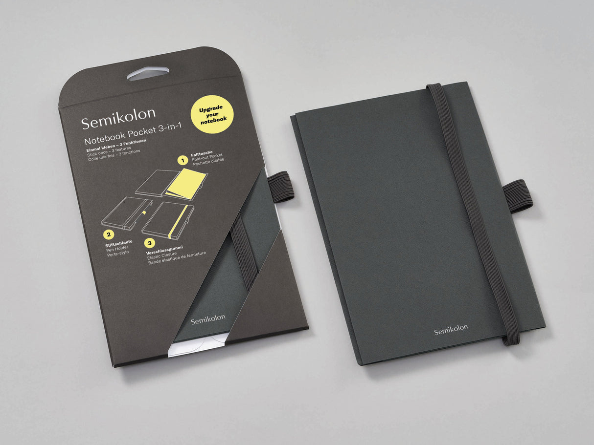 Semikolon Notebook Pocket 3-In-1 Patch Pocket A5