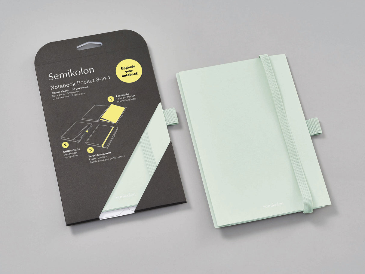 Semikolon Notebook Pocket 3-In-1 Patch Pocket A5