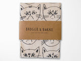 Snitty Kitty Life Is Beautiful Tea Towel