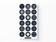 Snowflake Seals Sticker Sheet