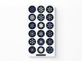 Snowflake Seals Sticker Sheet