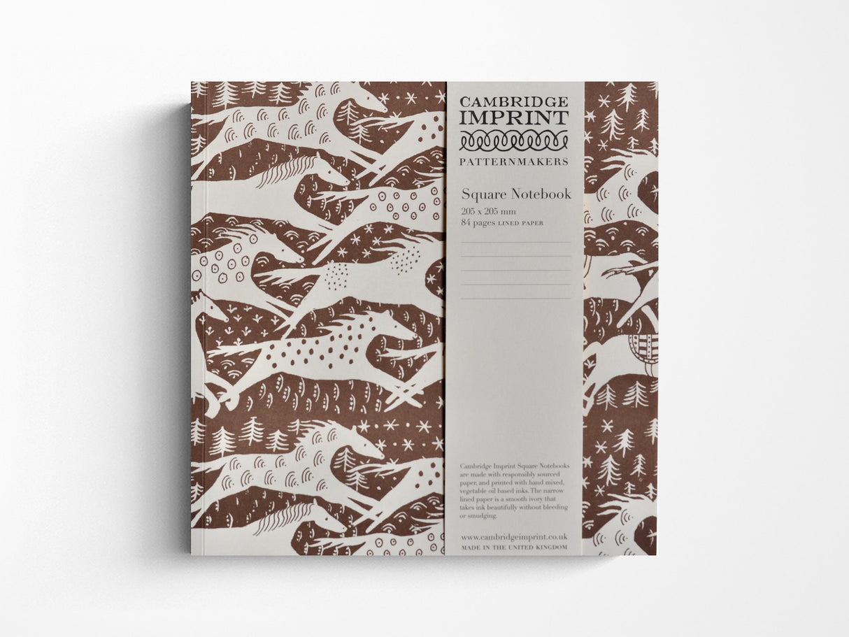 Square Notebook with Lined Paper