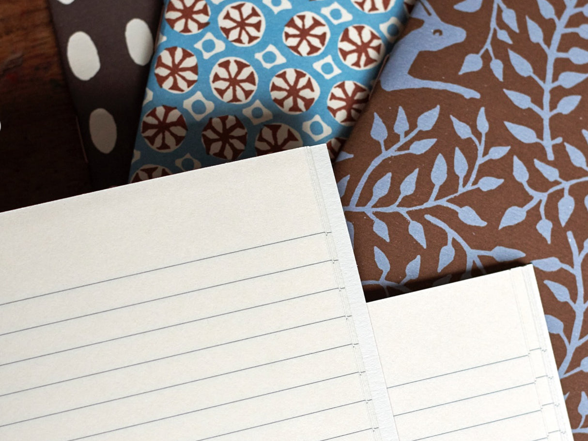 Square Notebook with Lined Paper