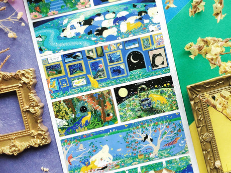 Stardog's Stellar Adventures Sticker Sheet