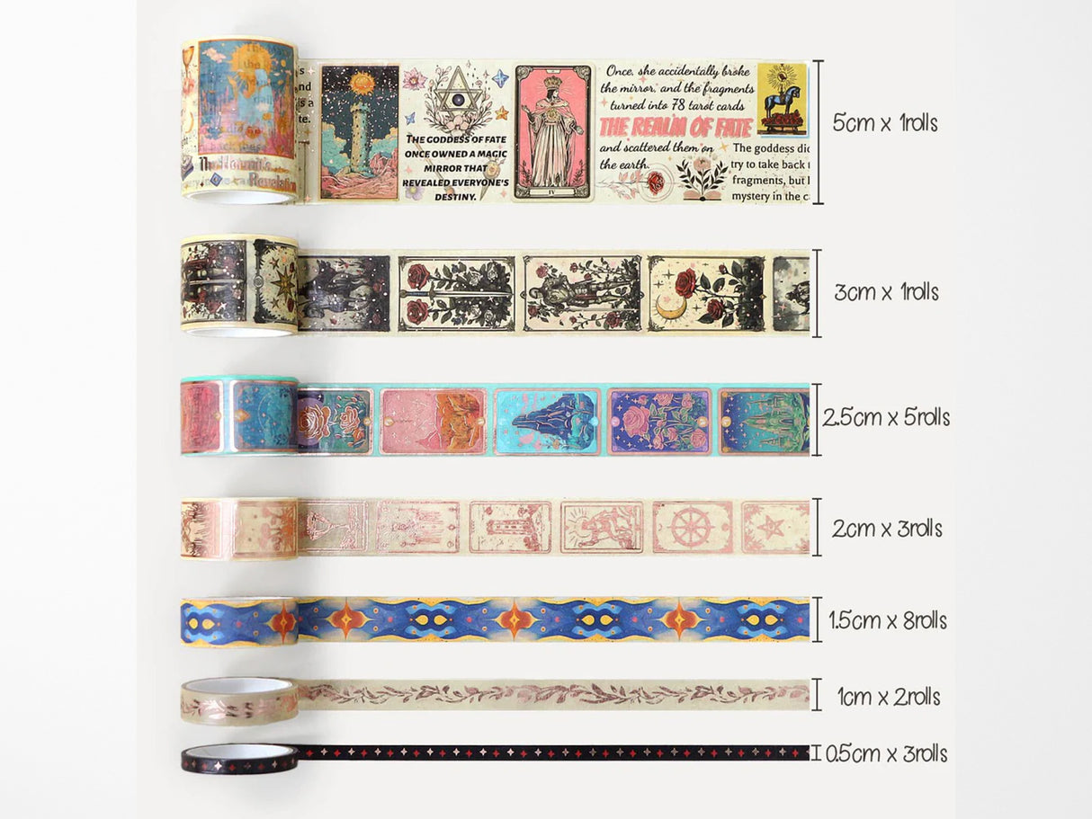 Starry Divination Washi Tape Set of 23 Rolls