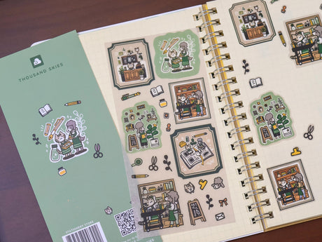 Stationery Store Sticker Sheet