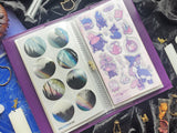 Sticker Sheets Organizer – Moonlit Cat