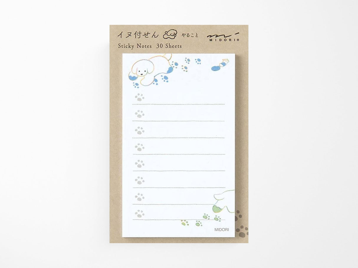 Sticky Notes - To Do White Dogs