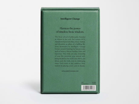 Stoic Reminders Quote Cards Display Deck