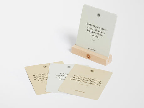 Stoic Reminders Quote Cards Display Deck