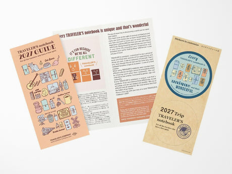 TRAVELER'S Notebook 2027 Monthly - Regular Size