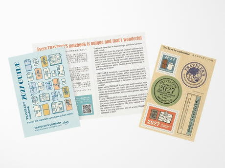 TRAVELER'S Notebook 2027 Weekly + Memo - Passport Size