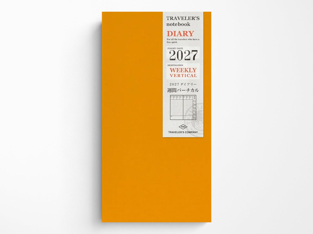 TRAVELER'S Notebook 2027 Weekly Vertical - Regular Size