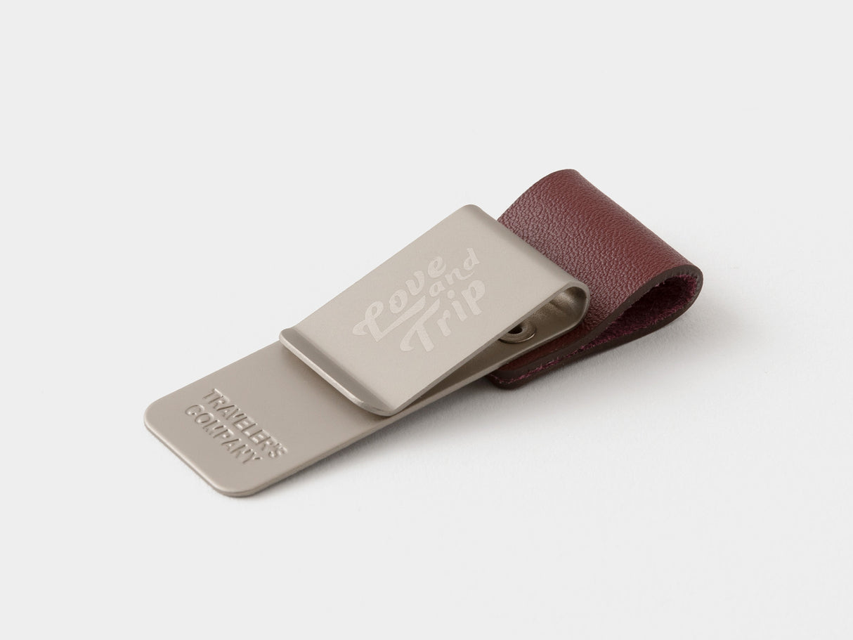 TRAVELER'S Notebook Pen Holder - Love and Trip Red Limited Edition