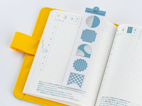 TSUKI no IRO: Bookmark-Style Foil-Pressed Stickers