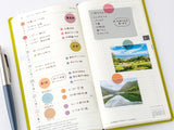 TSUKI no IRO Transparent Dot Stickers - 15mm