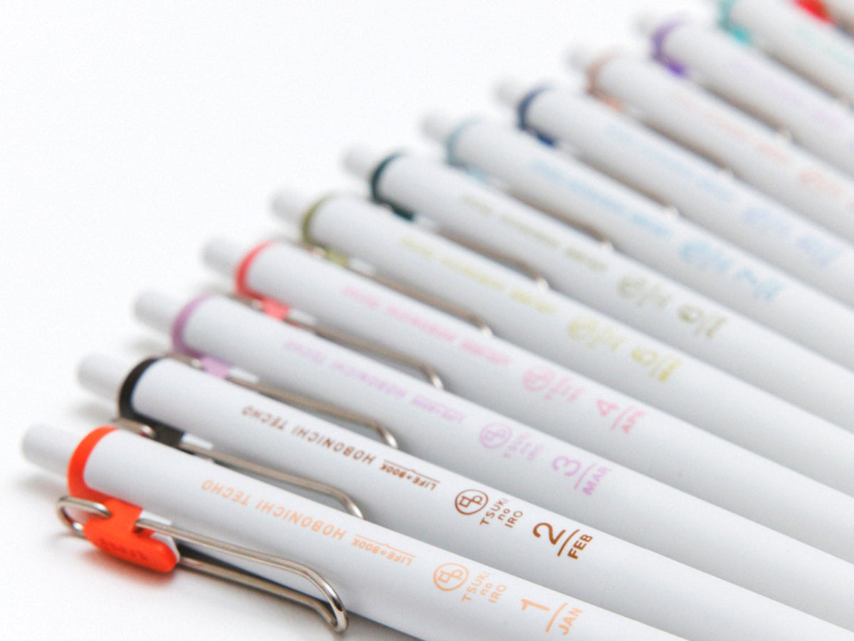 TSUKI no IRO Uniball One July-Dec Set with Case
