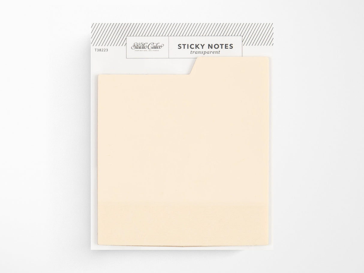 Tabbed Transparent Sticky Notes