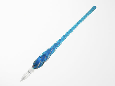 Teranishi Guitar Glass Dip Pen - Blue Glitter