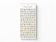 Tiny Tiny Fox Sticker Sheet
