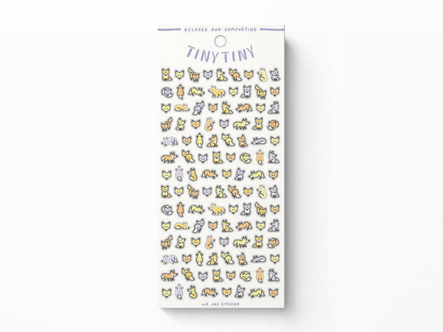 Tiny Tiny Fox Sticker Sheet