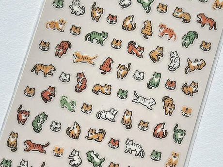 Tiny Tiny Tiger Sticker Sheet