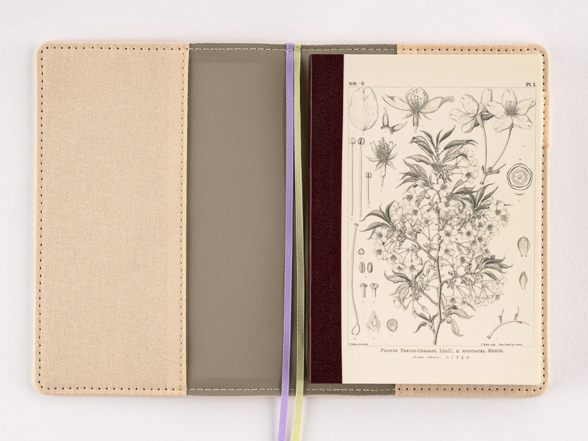 Tomitaro Makino: Hobonichi Graph Notebook A6 - Yamazakura