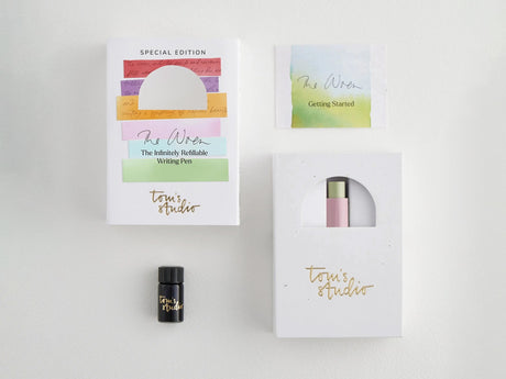 Tom's Studio The Wren - Color Block Refillable Writing Pen