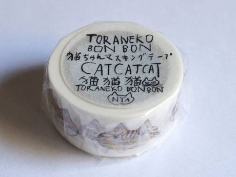 Toraneko Bonbon Washi Tape Cat Faces