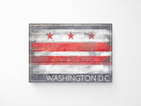 Tote Bag Washington DC Rustic Flag