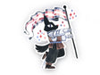 Trans Wolf Sticker - Queer Cuties Medieval Pride