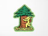 Tree Hugger Vinyl Sticker