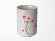 Ume Plum Blossoms Yunomi Style Tea Cup