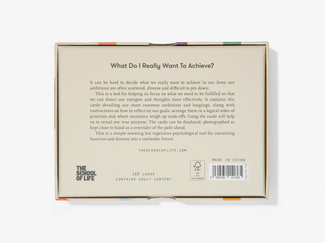 What Do I Really Want To Achieve? Goal Setting Cards