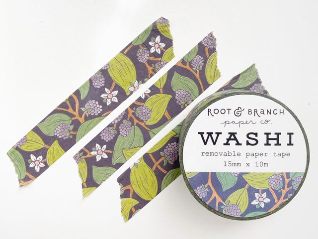 Wild Blackberry Washi Tape