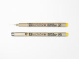 Yellow Pigma Micron Pen
