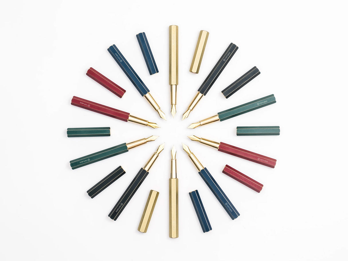 Ystudio Revolve Fountain Pen - Blue
