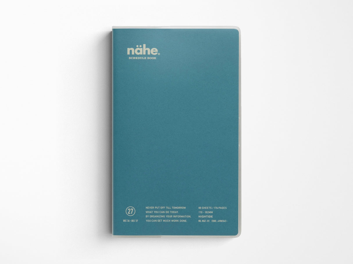 Hightide 2027 Weekly Schedule Book Nähe B6 Slim Vertical
