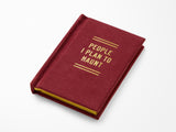 People I Plan To Haunt Tiny Diary