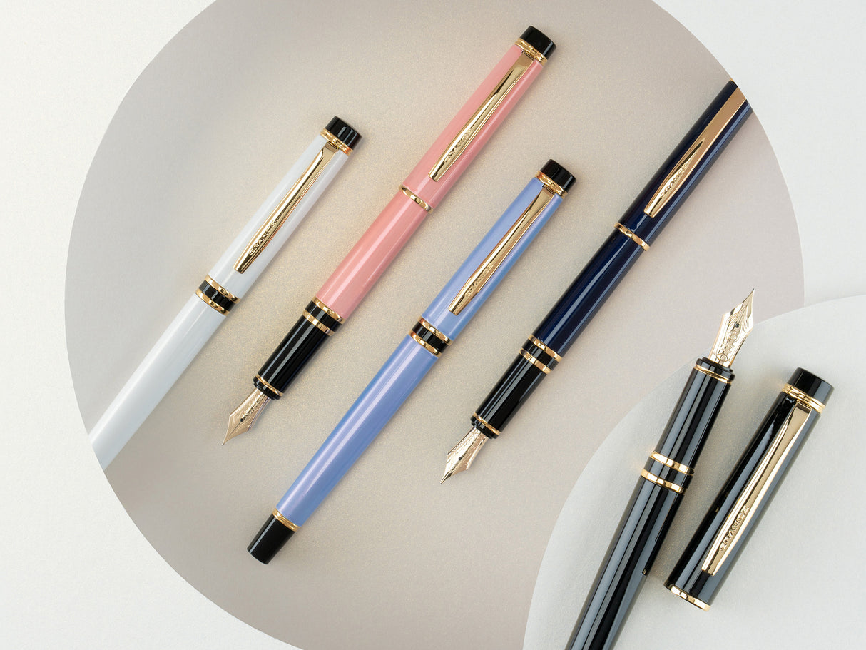 Pilot Grance Fountain Pen - Pearl White