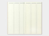 018 Free Diary Weekly Refill TRAVELER'S Notebook - Regular Size
