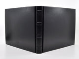 Black Italian Leather Guest Book